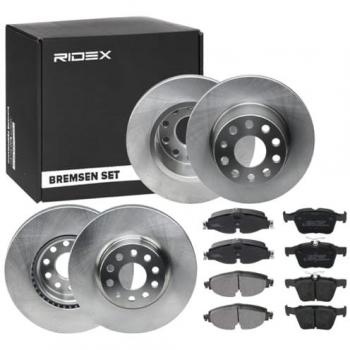 KIT RIDEX 3405B1653: Dischi + Pastiglie