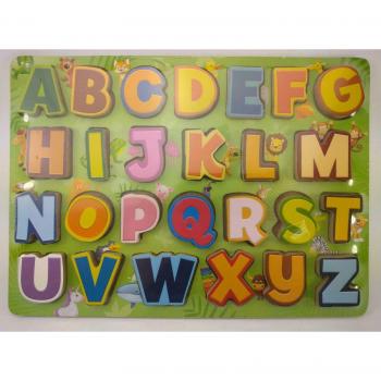 Wooden Alphabet Chunky Puzzle