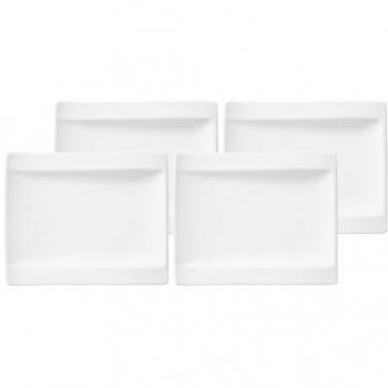 Villeroy & Boch Brotteller NewWave 18 x 15 cm 4er Set