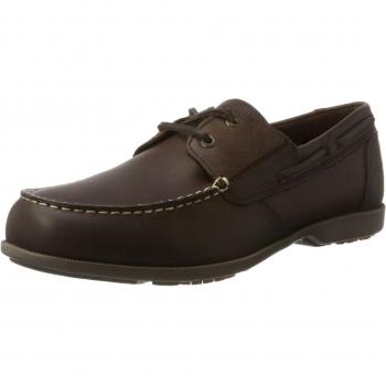 Rockport Summer SEA 2-EYE, Scarpe da Barca Uomo, Dark Brown
