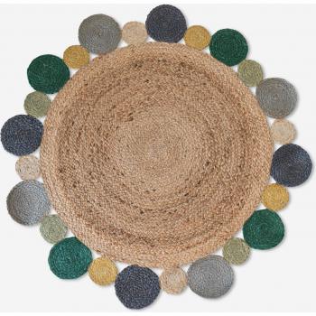 Tapiz Natural Kids Verde y Amarillo 90 cm