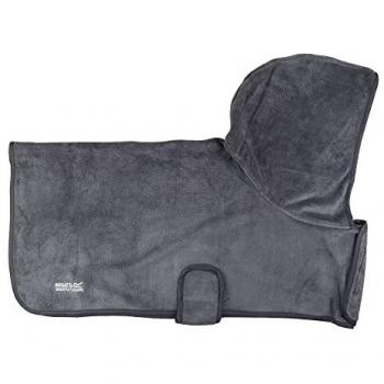 Regatta Dog Drying Coat Ebony Size M
