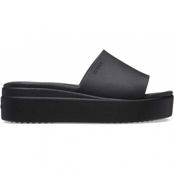 Crocs Ciabatte Brooklyn Nere EU 37-38 con Piattaforma da Donna