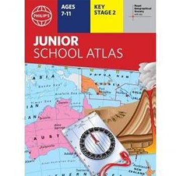 Philip's Junior School Atlas 11th Edition Hardback KS2 (7-11)