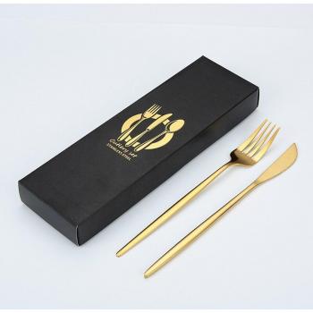Pack Duo Doré Lidafish – Assiettes, Couteaux, Fourchettes, Cuillères en Inox