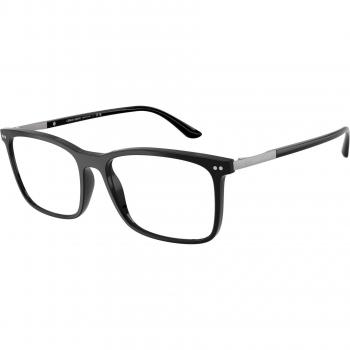 Gafas de estilo Giorgio Armani AR 7122 5001: armazones negros para hombres