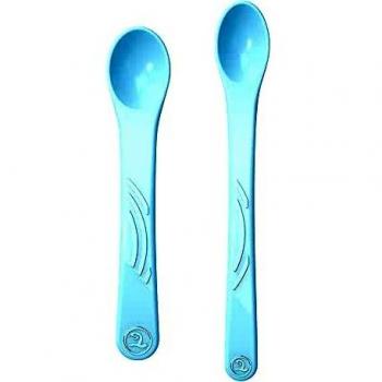 Cucharas Twistshake 4 meses Azul
