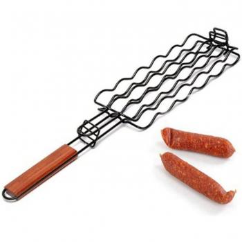 20'' Rosewood Handle Sausage Grill Rack