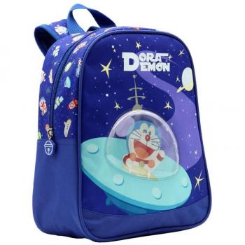 Mochila Preescolar Doraemon con Detalles Brillantes