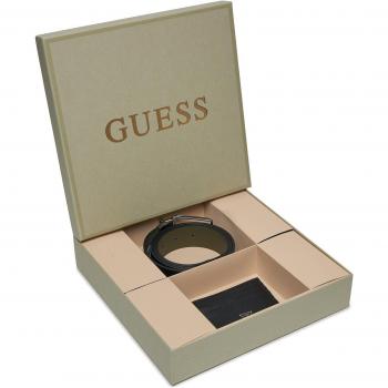 Guess Men's Black Wallet Set