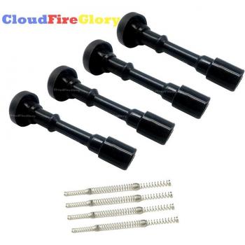 CloudFireGlory Set of 4 Ignition Coil Repair Rubber Boots with Spring for Mitsubishi Carisma 1995-2006 and Lancia 2003-07, Part Number 099700-048