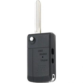 Coque de clé télécommande pliable TOY43 Toyota Carina Estima 2 boutons