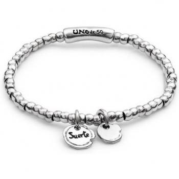 Pulsera UNO de 50 bañada en plata de ley