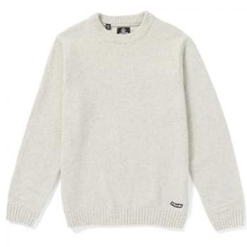 Volcom Edmonder II Hombre Jersey Cuello Redondo Dirty White