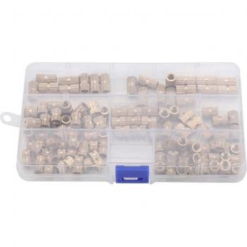 Brass Flat Knurled Nut Set for Printing 140 Pcs