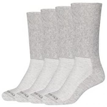 Camano Socken „Label‑Print“ – 2er‑Pack, Größe 39–42, Mittelgrau, Herren