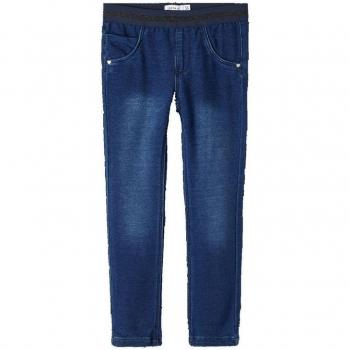 Leggings Slim Fit Denim Blu Scuro