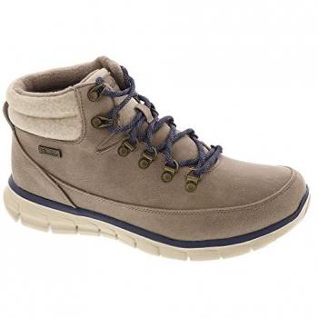Stivali Skechers Synergy in Microfibra e Feltro, colore Taupe, taglia 36
