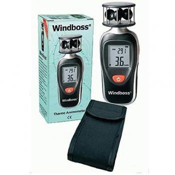 Windboss Windmesser mit Thermometer