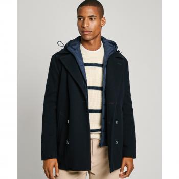 Pepe Jeans Herrenjeansjacke in Blau – einfarbig aus Wolle