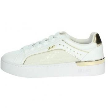 Liu Jo Damen Sneakers Silvia 97 BA4037 EX185 Weiß mit Spreading Sequins Größe 37