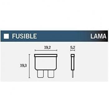 Fusible 10 A, 19.2 mm, Rojo – Kit de 50 unidades