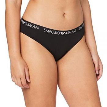 Slip Emporio Armani Logo 2P Nero-Bianco