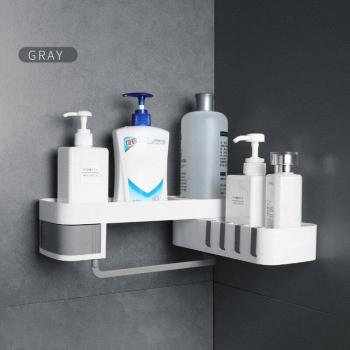 Rotating Bathroom Corner Shelf