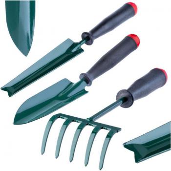 TerraTools Set – Spatule, Râteau & Coupe‑Jardin Intégrés