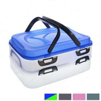 Dvoupatrový piknikový box s uchy