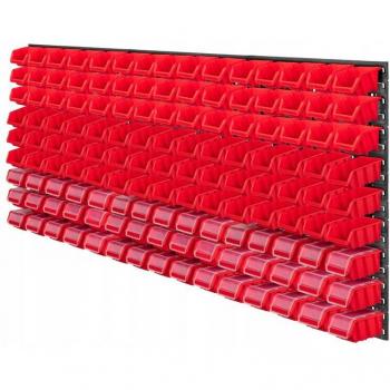 Red KADAX Industrial Wall Shelf Panels – 174 × 78 cm (x135)