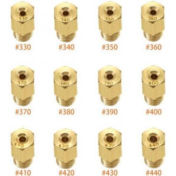 Performance Main Jets for Mikuni VM TM Carb #330-#440