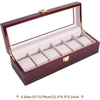 Caja Joyas y Relojes de Madera