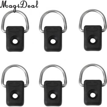 MagiDeal 6-Piece D-Rings Kit for Canoe and Kayak Fishing