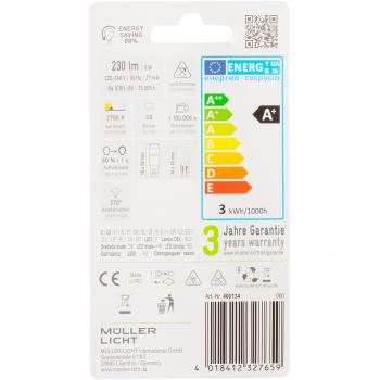 Foco LED G9 3 W 230 lm 270 G – paquete de ocho