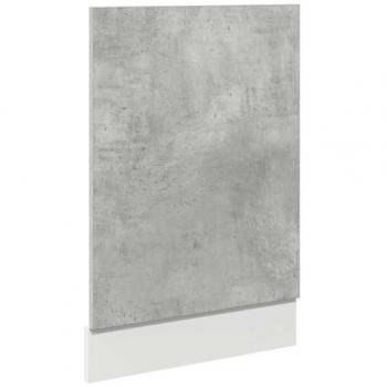 Carrelet de porte lave‑vaisselle en gris béton (45x3x67 cm)