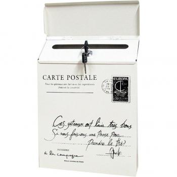 Boîte aux lettres murale vintage à haute sécurité