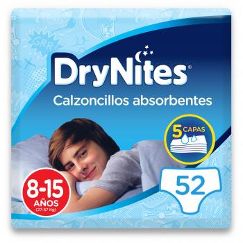 HUGGIES Nachtwindeln DryNites Jungen 8-13 J. (30-48 kg) 52 Stk