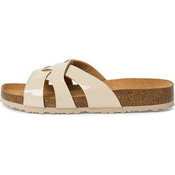 Mule à bandage beige