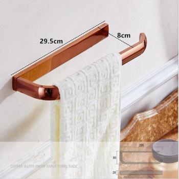 Luxury Rose Gold Copper Robe Hook and Cup Holder Set