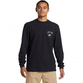 Quiksilver Cosmic Herrenshirt – Lange Ärmel, Schwarz