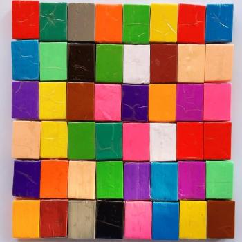 Kit de Arcilla Flexible 48 Unidades, Colorido y Seguro