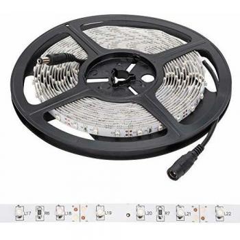 Tira LED SMD3528 VerdeHielo 300 LEDs 24W 1200Lm 12VDC 5M 40.000H