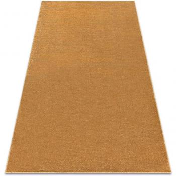 Tapis Softy Couleur Unie Or 80x150 cm