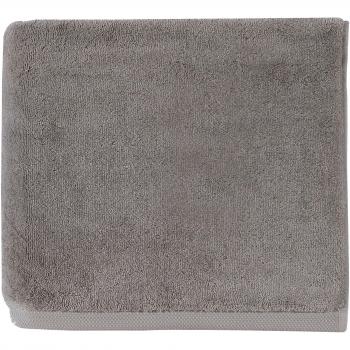 Drap de douche écologique en coton gris 70x140