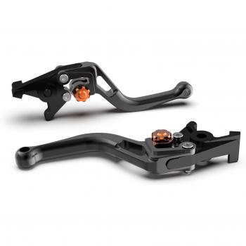 Clutch Breve L08 BOW Nero Arancio