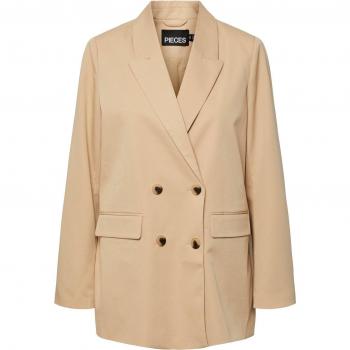 Pieces Longblazer (1-tlg) Plain/ohne Details