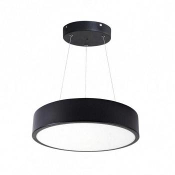 Plafonnier LED Design Noir 18W 25cm