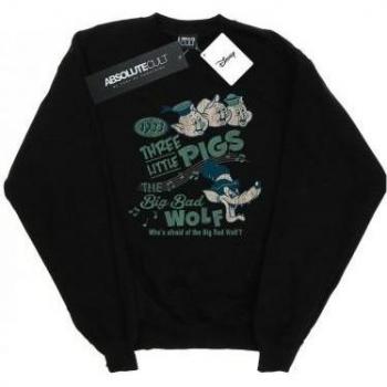 Men's 3 Little Pigs Wolf Defense Pullover, XL, White