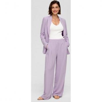 S.Oliver BLACK LABEL Straight Leg Hose mit Falten